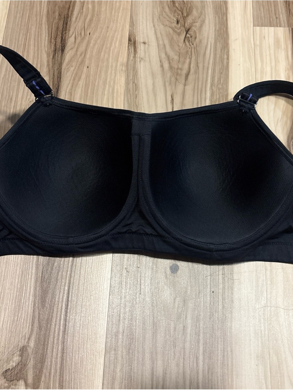 Soma Sport Max Support Contour High Impact Sports Bra Size 34DD Black Underwire - Picture 6 of 7